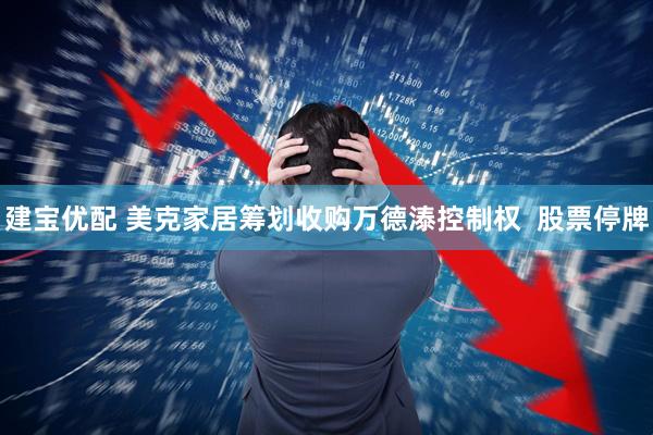 建宝优配 美克家居筹划收购万德溙控制权  股票停牌